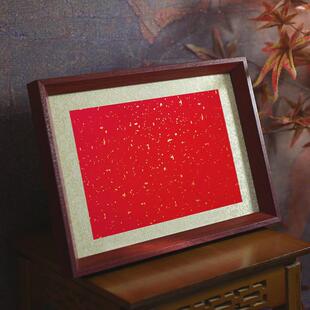 民国订婚书中国风手写画框结婚订婚书法摆件相框复古空白婚书直销