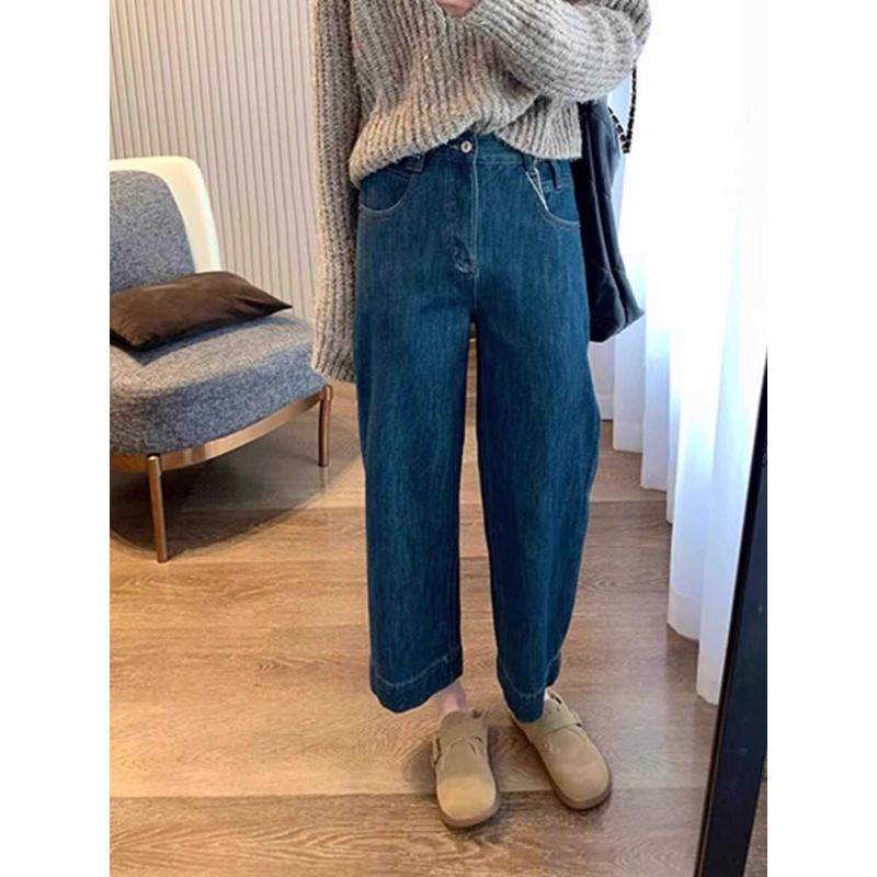 梨形身材大码阔腿女九分裤秋季胖mm宽松显瘦遮胯直筒裤,女装/女士精品,大码裤装,淘宝优惠券,粉丝福利购,淘宝优惠卷