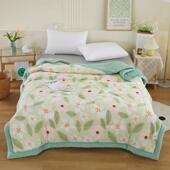 水洗棉豆豆绒被子儿童春秋被加厚冬被四季 学生被夏凉被空调被