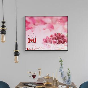 Z655餐厅厨房电表箱装饰画遮挡配电箱电闸盒水果图酒杯组合套装免