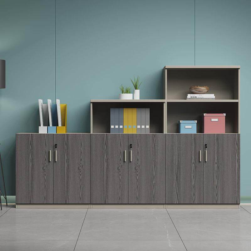 热销广州办公柜子多门文件矮柜资料落地式档案桌柜储物隔断桌边柜