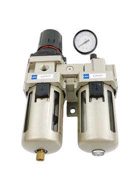 体型两联smcac2010二联件气源过滤调压油雾器自动排水器热卖配件
