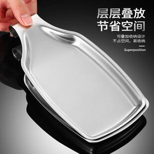 304不锈钢搁置盘 方形厨房汤勺架托锅铲托盘漏汤勺托饭勺收纳架