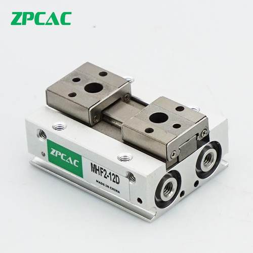 热销平行滑台导轨手指气缸mhf2-8d12d16d20dd1d2薄型气爪替smc