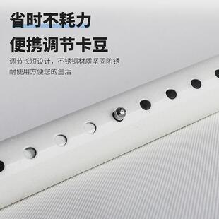 78N78N加厚免打孔伸缩窗帘杆简易安装 晾衣杆架收 卧室飘窗免钉安装