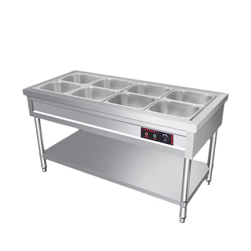 商用不锈钢保温台餐厅厨房商用保温售饭台防冻防干燥温汤保菜热菜
