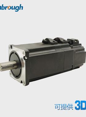 60刹车无刷电机dc48v300w3000rpm机身长120径轴14