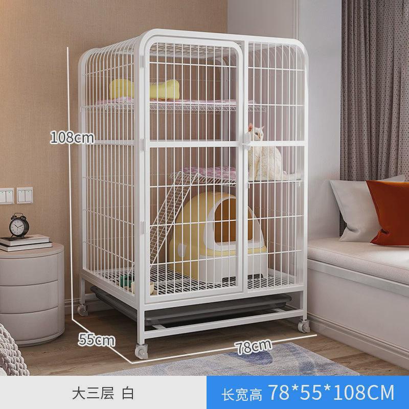 猫别墅笼子家用超大占地室内猫咪专用空舍屋不自由空间小户型