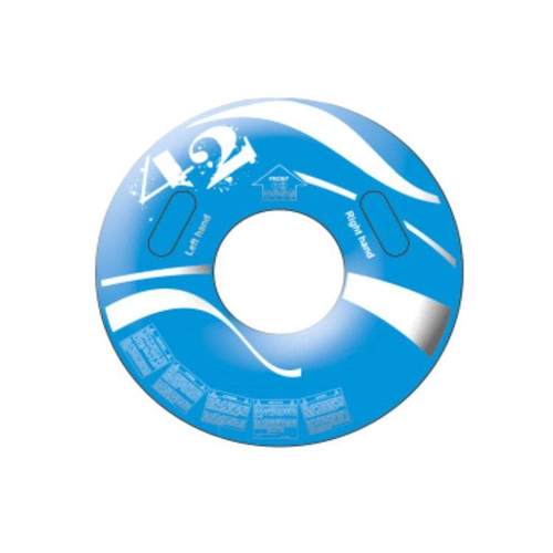 乐园黄色皮筏单人加厚浮圈滑道成人漂流pvc沙滩充气救生圈皮筏圈