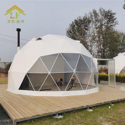 真正的星空帐篷厂家供应景区露营地酒店帐篷户外圆形民宿星空房