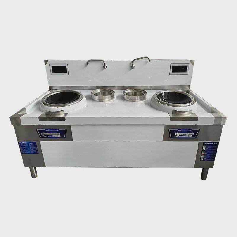 商用电磁灶大功率酒店食堂炒灶炒菜猛火炉灶厨房商用大锅灶加工