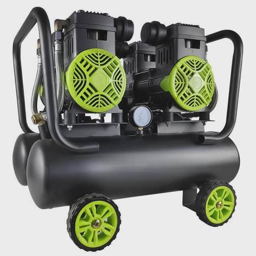 新款喷真石漆专用空压机水包砂硅藻泥外墙喷涂高压无油打气泵单相