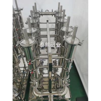 供应可管道流体除铁器15000高斯磁棒除铁器移u形动式除铁小车