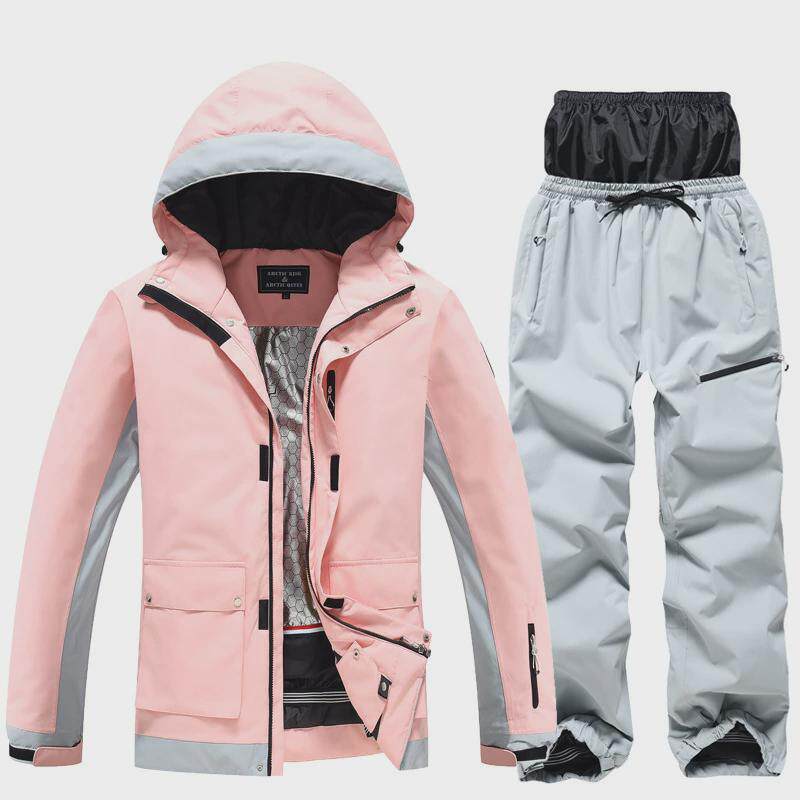 新款单板滑雪服男女套装情侣款冬季保暖加厚韩版衣裤滑雪双板