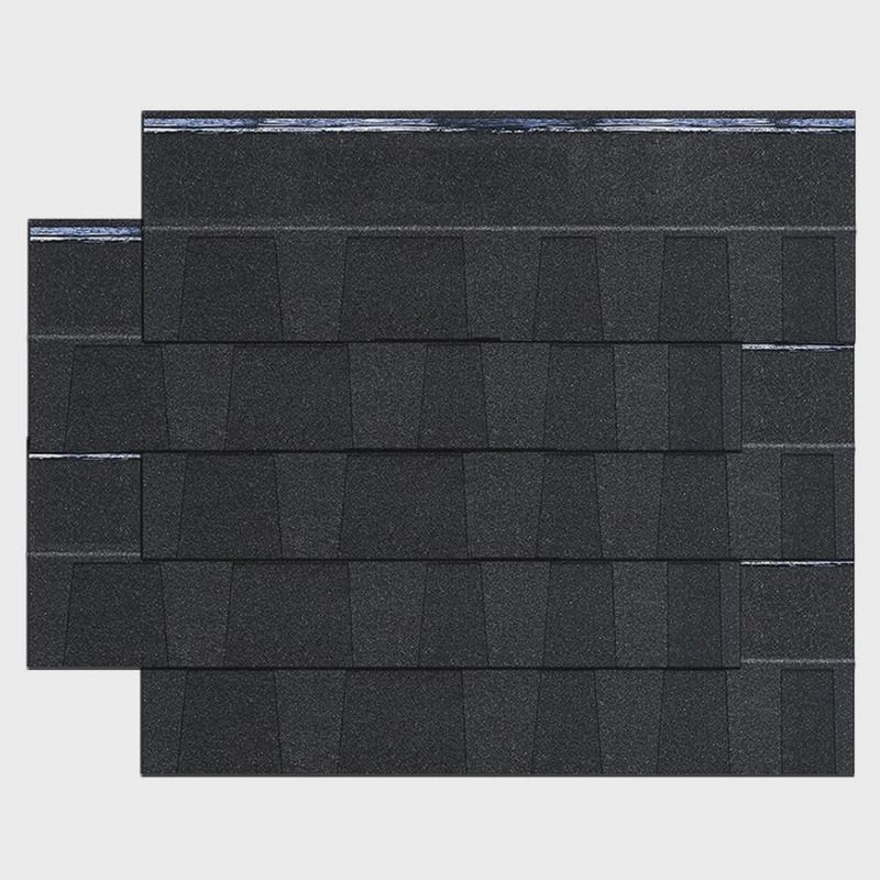 双层沥青瓦加厚隔热瓦片屋顶自粘型纤玻防水油毡轻钢别墅玻纤瓦厂