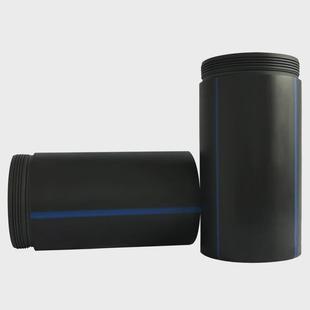 非开挖管道管原料pe置换管 hdpe置换非厂家城市管道短管顶管自锁式