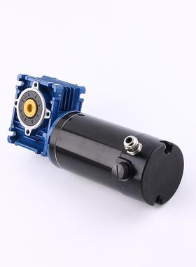 厂家100-150w涡轮蜗杆直流机械设备刷减速电机1500rpm有减速电机