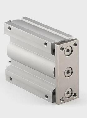 三轴缸杆气缸mgqm12x10/20/25/30/50/75/100/200/300薄型导杆导