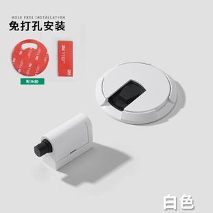 门吸免打孔防撞器卧室静音隐形门吸家用卫生间机械可调门挡阻拦器