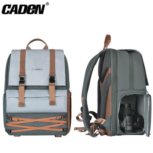 CADeN卡登反双肩相机包 D88大容量摄影背包相机通用摄影背包