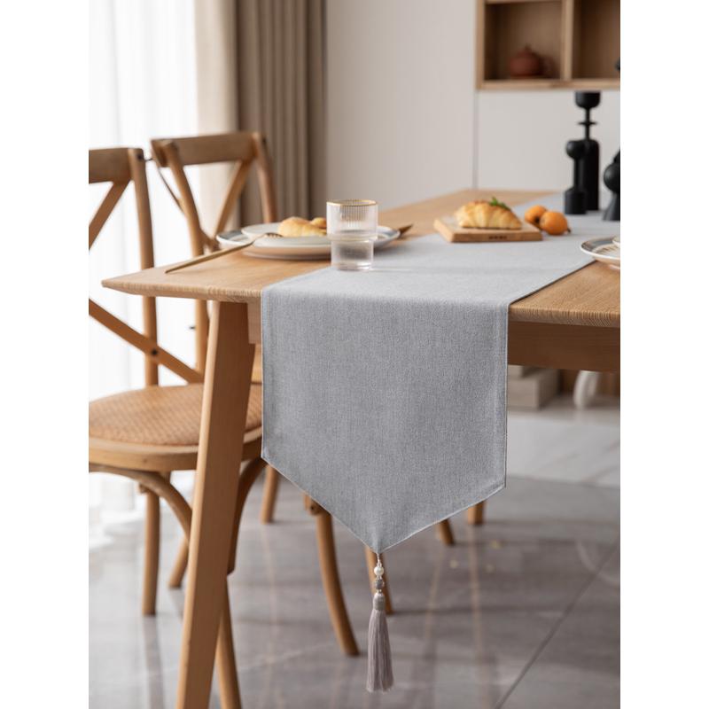 防水中式北欧日式茶桌桌旗茶道现代简约中式禅意茶几长条垫布茶旗