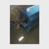 预应力桥梁施工扁管机圆形波纹管扁管机小型波纹管压扁成型机