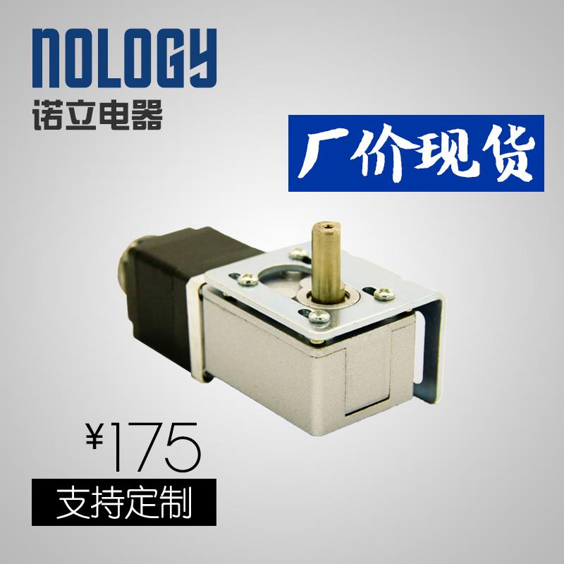 Nology诺立电器 32-28蜗杆减速步进电机 31mm 自锁 直角