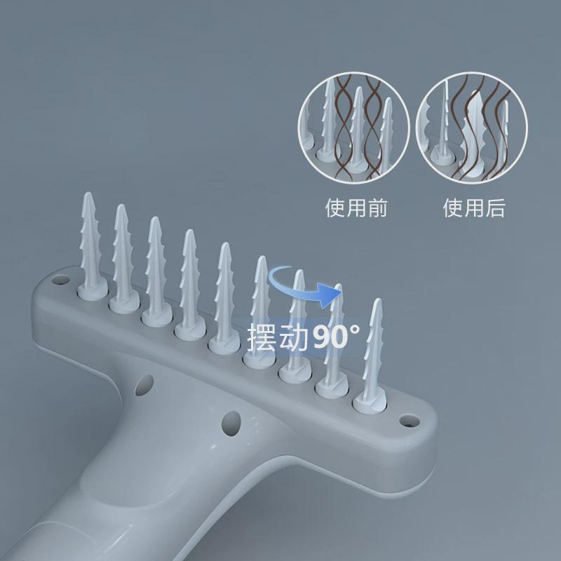 宠物电动梳开结按摩梳长毛狗狗电动梳狗毛梳自动开结跨境宠物梳子