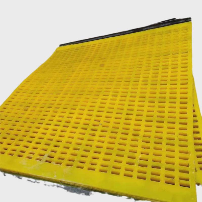 脱水筛氨酯脱水聚氨酯条缝筛筛板筛矿用振动筛网现货供应