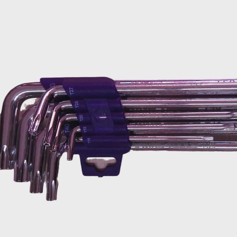 t10t15t20t25t27t30t10t45t509件梅花套装king内六角扳手六角匙