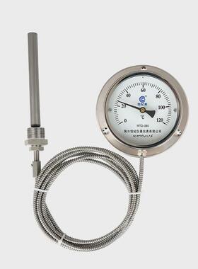 温度计304不锈钢压力式全wtq/wtz-280锅炉工业水温表油温温度表
