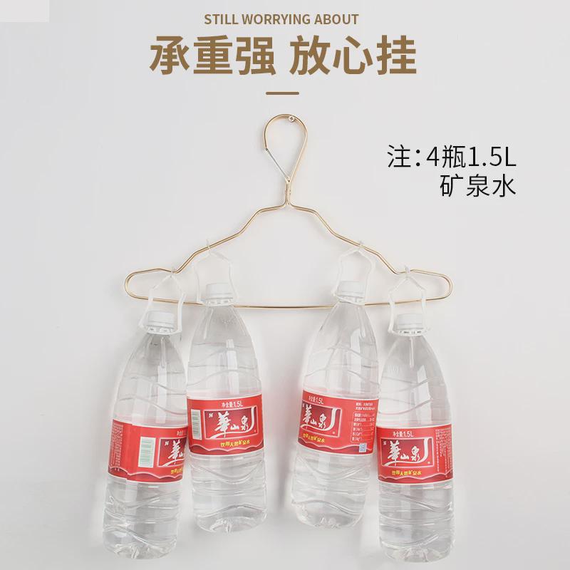防风衣架家用衣架子固定扣防掉自动卡扣阳台室外高处防吹走铝合金