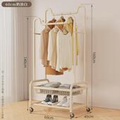 挂衣架落地卧室家用晾衣架简易衣帽架室内阳台猫耳式 架子 落地杆式