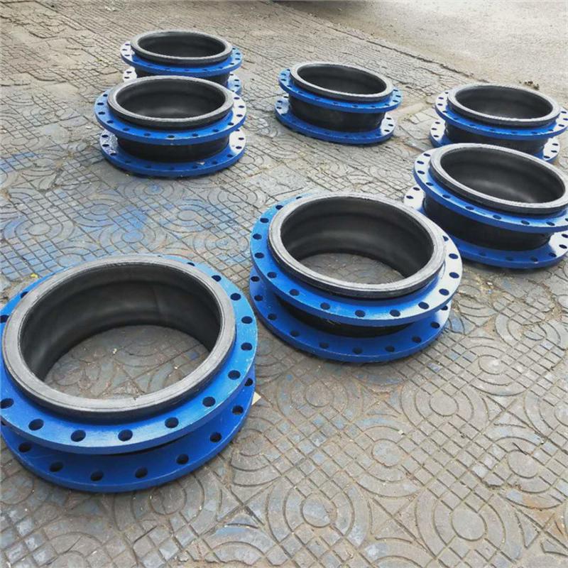 变径橡胶软不锈钢可曲挠橡胶接头法兰橡胶软连接304连接软接头