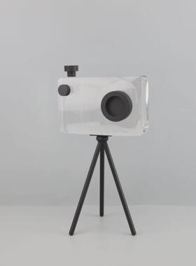 现代简约几何水晶艺术摆件客厅电视柜茶几玄关样板间家居软装饰品