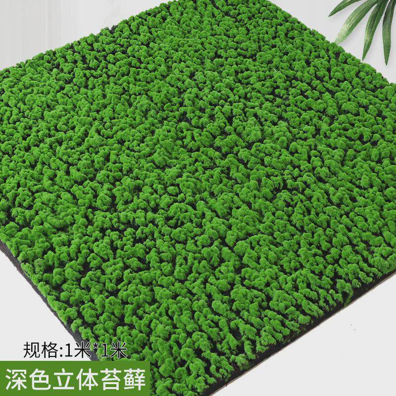 仿真草坪青苔人工草假藓苔藓多肉微景观diy装饰材料植绒草皮苔藓