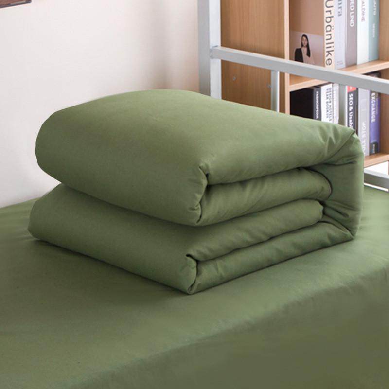 学生宿舍被子全棉秋冬棉花被蓝单人床格子学校中学大学上下铺棉被,床上用品,棉花被,淘宝优惠券,粉丝福利购,淘宝优惠卷