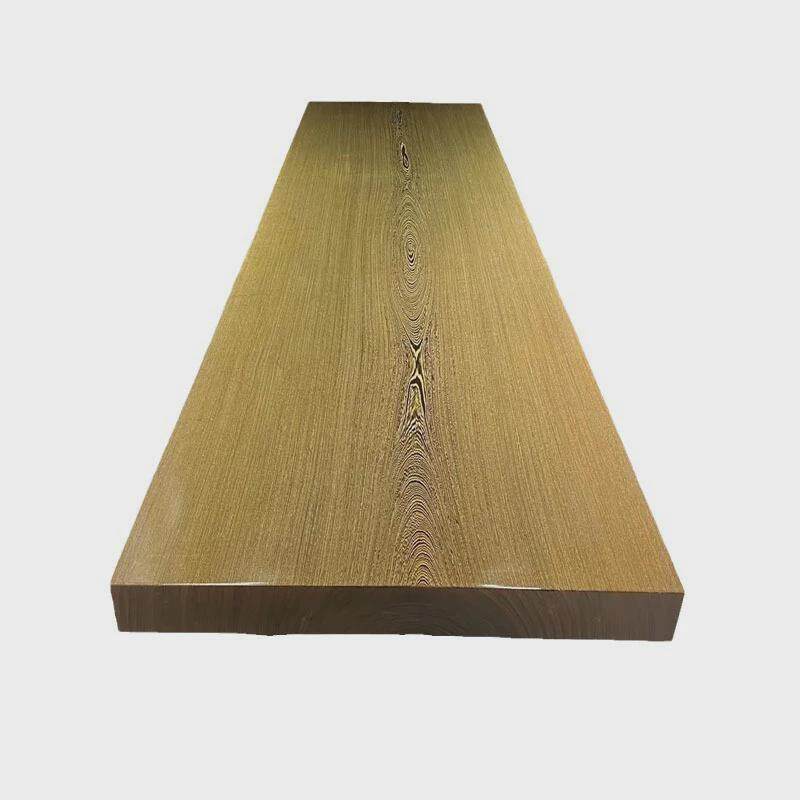 定制奥坎实木大板巴花泡茶桌黑檀原木餐桌书桌新中式老板桌整板