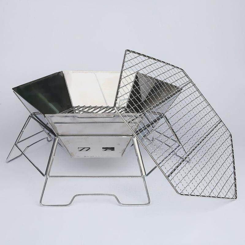 户外架焚火台篝火野营露营柴火炉烤火取暖旅行小炉具烧烤便携折叠