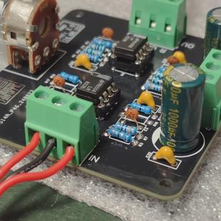 老虎180设计 049前级板前级放大器电路板含接线端子