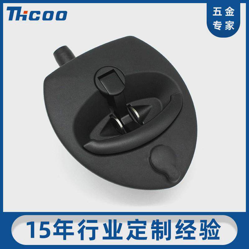 斯科定制工具箱锁工程塑料拉手锁t面板双锁结构平面锁a7897门锁