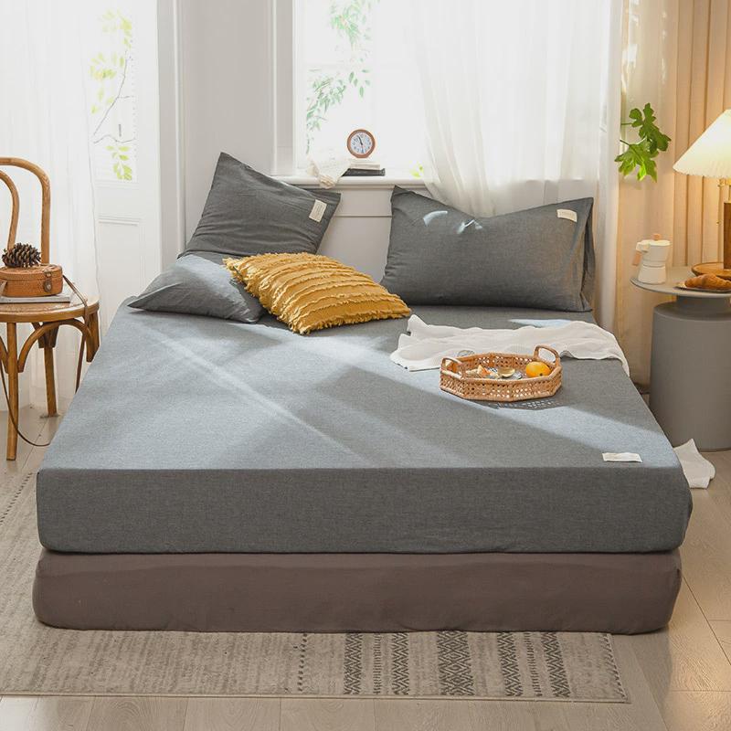 批发包床笠棉单件席梦思床垫保护套防滑酒店床罩棉防尘罩套