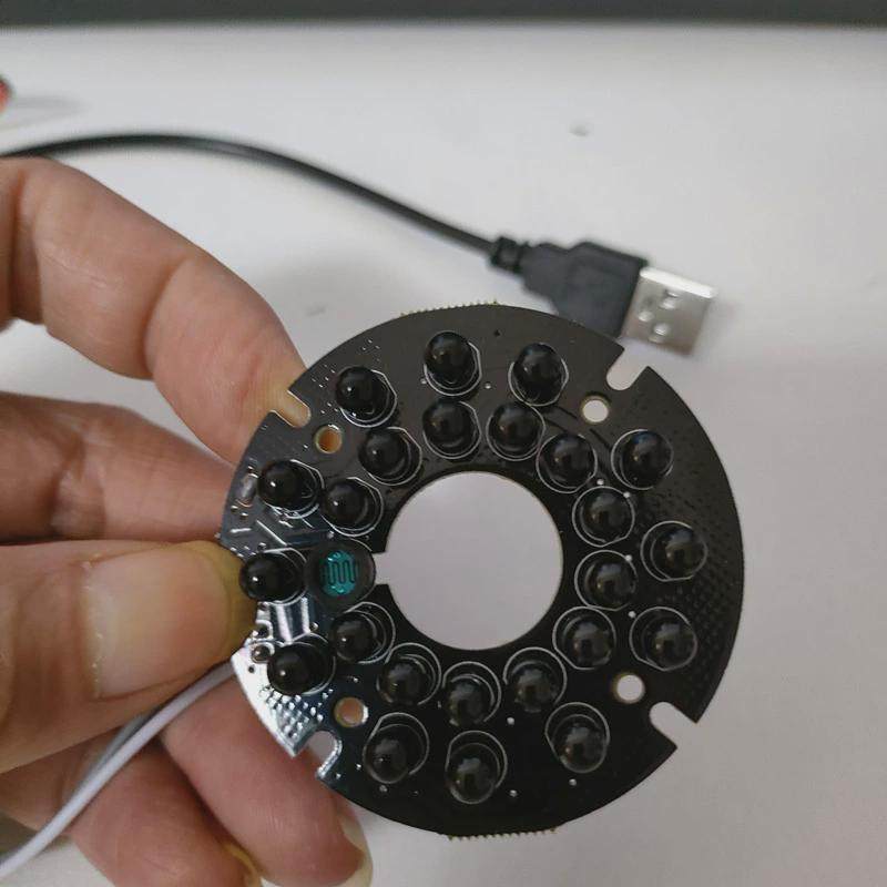 5v摄像头红外灯板监控肉眼不可见光夜黑启动USB夜视补光灯全天开,电子元器件市场,LED灯珠/发光二级管,淘宝优惠券,粉丝福利购,淘宝优惠卷