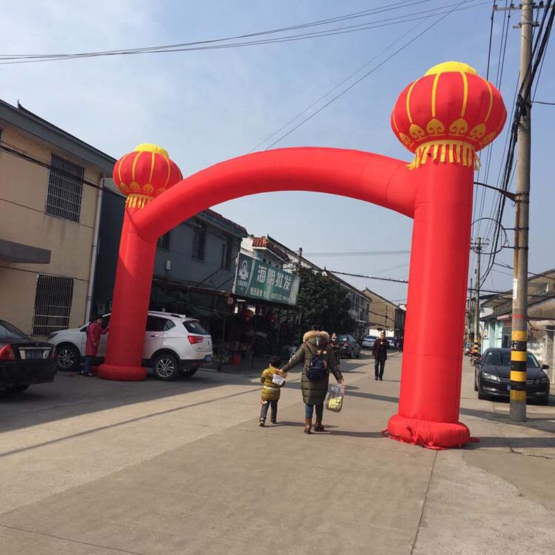 厂家彩虹门开业庆典活动直供充气立柱拱门气模凯旋门场地道具模型