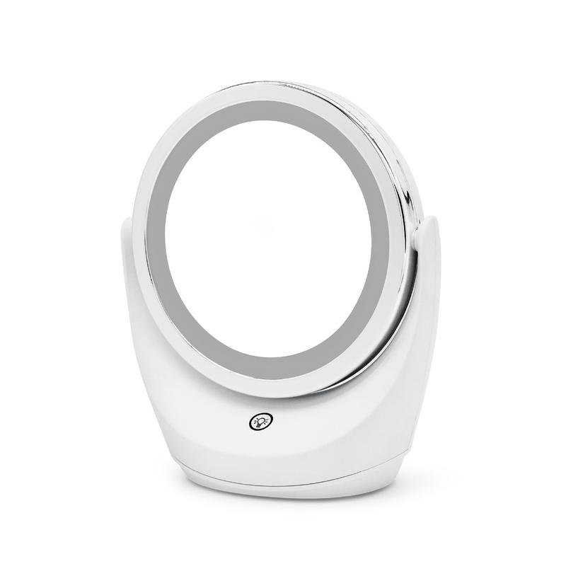 新款智能调光led化妆镜带灯 台式补小镜子梳妆礼品光厂家直销