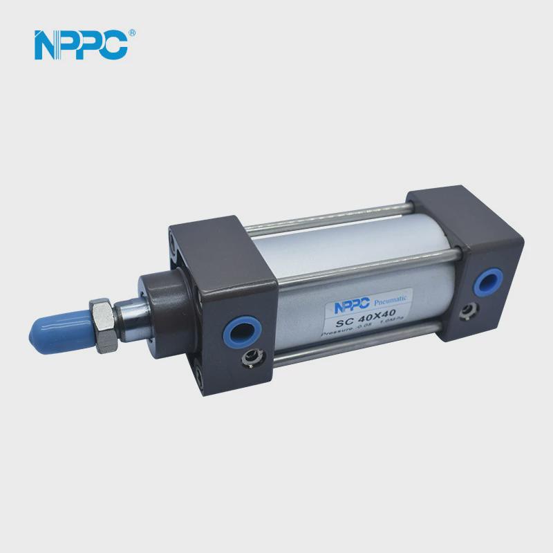 气动元件厂家可调推力标准气缸sc气缸sc40*40拉杆式大行程长气缸