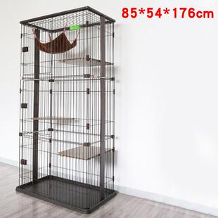 自产自销多色可选款木质猫别墅猫道猫笼子大号双层四层居家猫笼