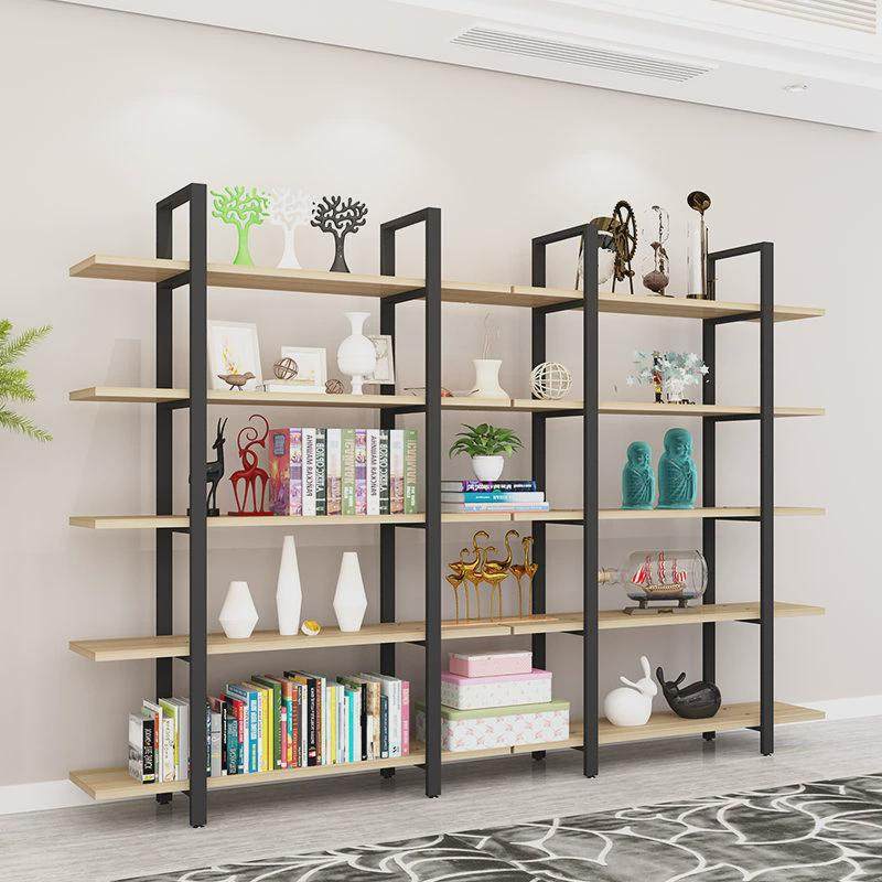 #客厅钢木书架置物架隔断创意陈列柜储物架展示架落地墙壁架子铁,住宅家具,单个书柜,淘宝优惠券,粉丝福利购,淘宝优惠卷