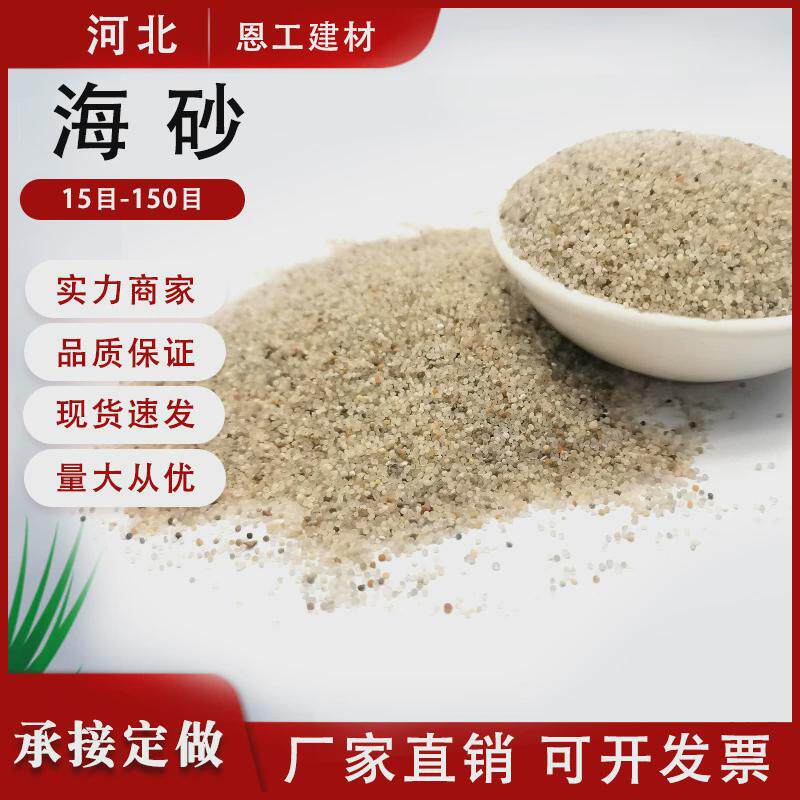 天然海砂现货圆粒砂儿童沙坑质感细沙人工沙滩造景沙多规格海沙