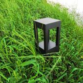 定制方形草坪灯户外四柱led草地别墅花园公园庭院灯景观柱头灯铝